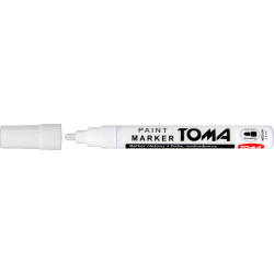 Marker olejny 2,5mm biały Toma